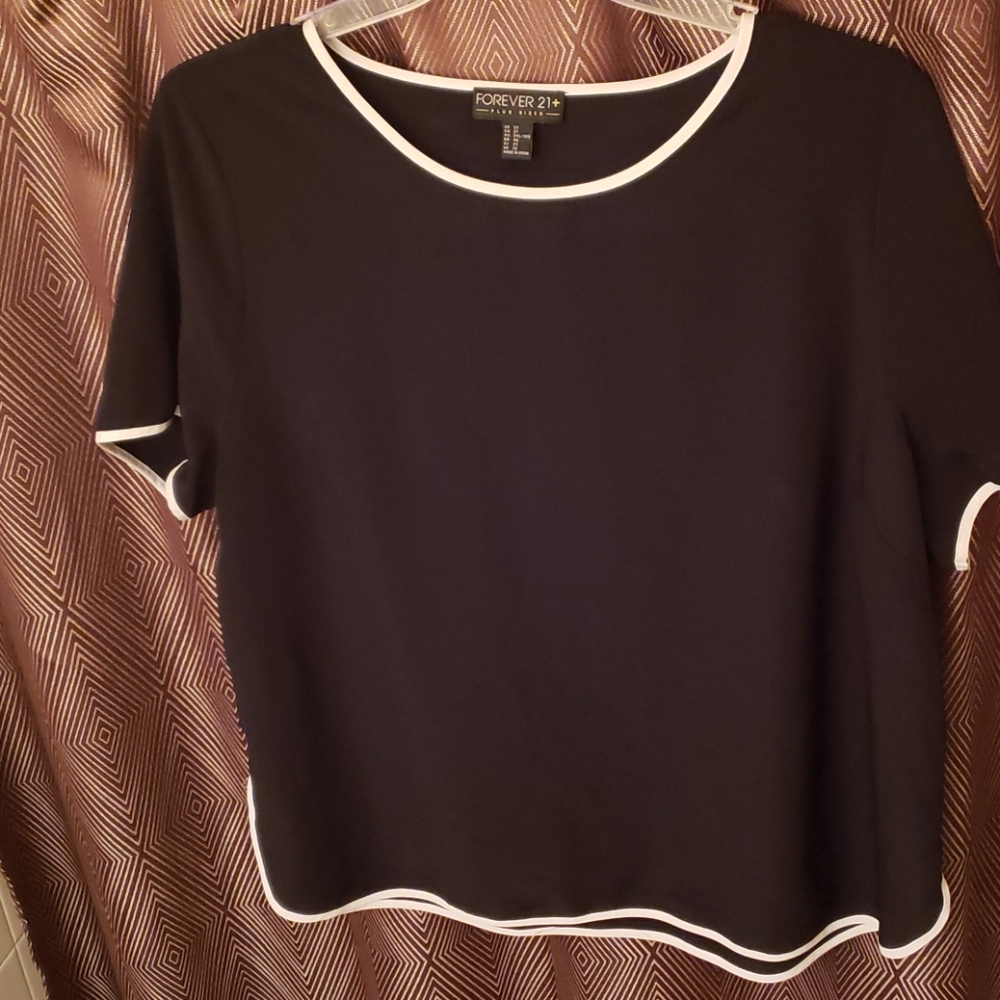 Black crew shirt